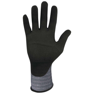 General Electric Unisex Dipped Gloves Black/Gray XL 1 pair