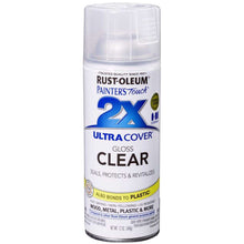 Load image into Gallery viewer, Rust-Oleum Painter&#39;s Touch 2X Ultra Cover Gloss Clear Paint + Primer Spray Paint 12 oz