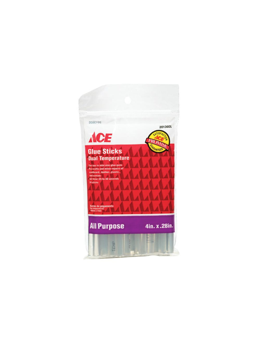 Mini Glue Sticks 4in x .28in 24pk HiPro Ace Supercentre