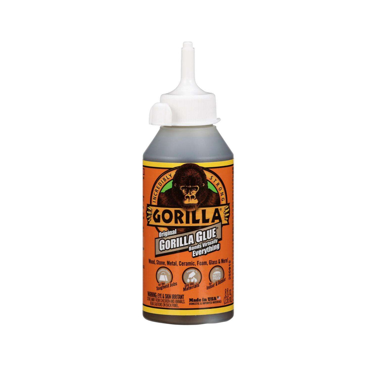 Gorilla High Strength Polyurethane Original Gorilla Glue 8 oz – Hi