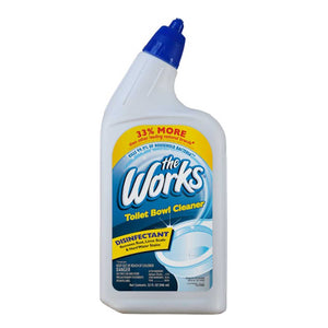 The Works No Scent Toilet Bowl Cleaner 32 oz. Liquid