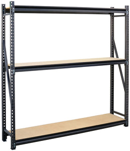 Heavy-Duty, Adjustable Shelves, Boltless Shelving, 72 in L x 72 in W x 18 in D, 1350 lb/Shelf
