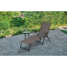 Load image into Gallery viewer, Living Accents Black Steel Frame Sling Lounge Chair