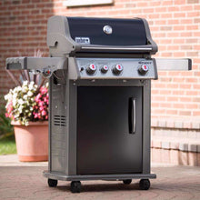 Load image into Gallery viewer, Spirit E-330 3-Burner Liquid Propane Gas Grill in Black with Built-In Thermometer