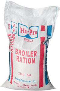Broiler Ration Crumble Feed 25kg