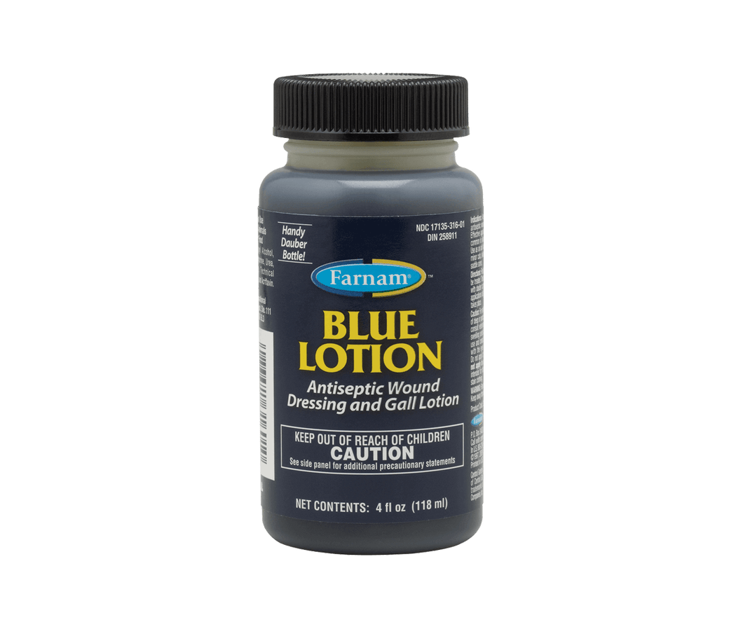 Blue Lotion Antiseptic Wound Dressing