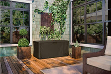 Load image into Gallery viewer, Suncast 55 in. W X 29 in. D Brown Plastic Deck Box 134 gal