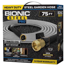 Load image into Gallery viewer, Bionic Steel Pro 5/8 in. D X 75 ft. L Heavy Duty Commercial Grade Garden Hose