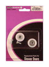 Load image into Gallery viewer, Barton Kramer 7/8 in. D X 1/4 in. L Nylon/Plastic Shower Door Wheel 2 pk