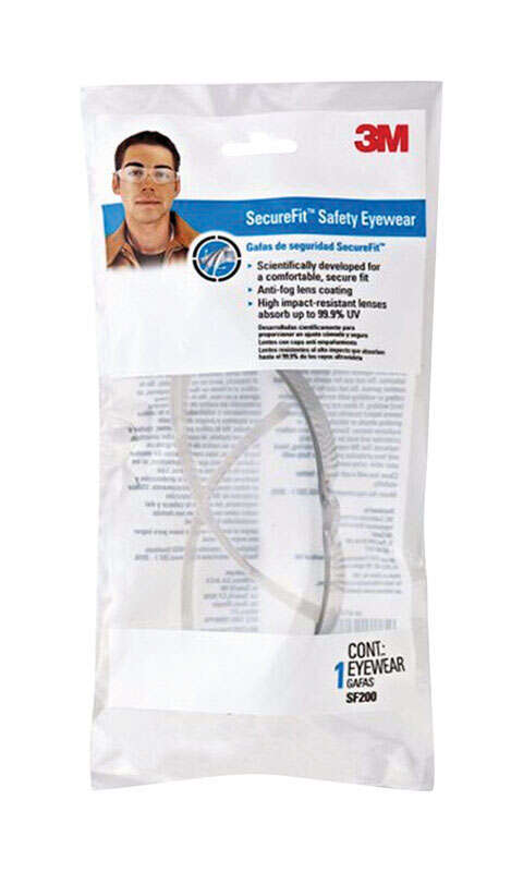 Lunettes De Sécurité 3M SecureFit - Anti-Rayure, Anti-Buée, Protection UV, 19g, Confortables