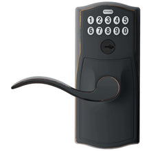 Load image into Gallery viewer, Schlage Aged Bronze Steel Electronic Keypad Entry Lock