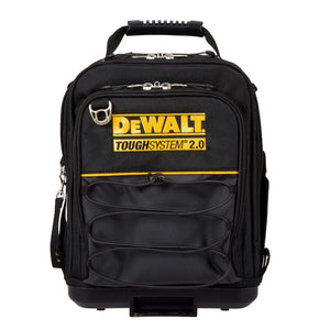 DeWalt ToughSystem 2.0 11.75 in. W X 15.25 in. H Compact Tool Bag 25 pocket Black/Yellow 1 pc