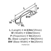 Load image into Gallery viewer, Amerock Allison Allison Cabinet Pull 3 in. Satin Nickel 1 pk