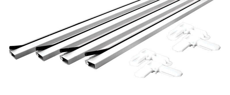 Prime-Line White Aluminum 5/16 in. W X 36 in. L Screen Frame Kit 1 pk Prime-Line White Aluminum 5/16 in. W X 36 in. L Screen Frame Kit 1 pk