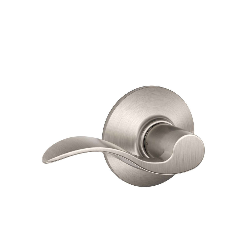 Schlage Accent Satin Nickel Passage Lockset 1-3/4 in.