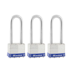 Master Lock 4-11/16 in. H X 1-3/4 in. W Laminated Steel Double Locking Padlock Keyed Alike