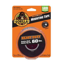 Load image into Gallery viewer, Gorilla Double Sided 1 in. W X 120 in. L Mounting Tape Black