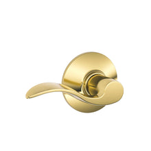 Load image into Gallery viewer, Schlage Accent Bright Brass Passage Lockset 1-3/4 in.