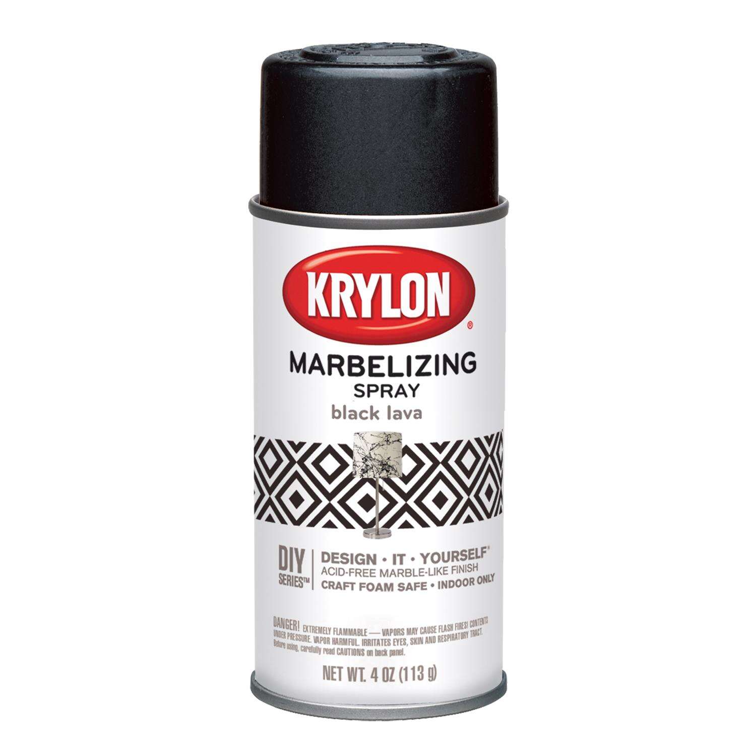 Krylon Make It Stone Coarse Texture Spray Paint Black Granite 12oz Can