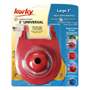 Korky Toilet Flapper Red For Universal