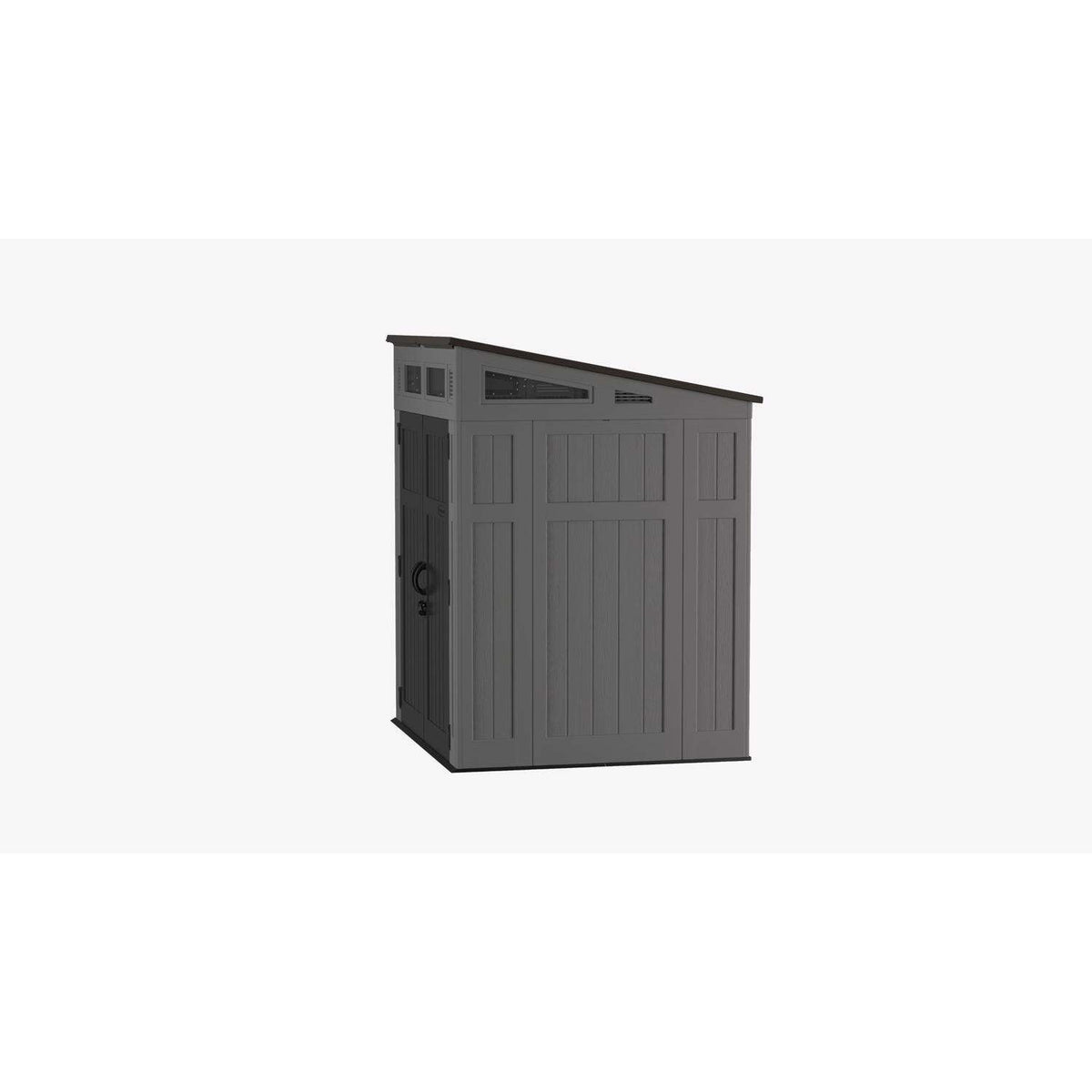 Suncast Modernist 6 ft. x 5 ft. Resin Vertical Pent Storage Shed with