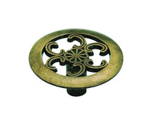 Load image into Gallery viewer, Amerock Allison Round Cabinet Knob 1-1/2 in. D 3/4 in. Antique Brass 1 pk