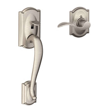 Load image into Gallery viewer, Schlage Camelot Satin Nickel Handleset Right or Left Handed