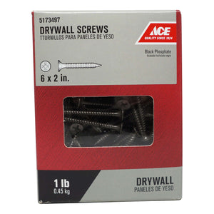 Ace No. 6 wire X 2 in. L Phillips Drywall Screws 1 lb 189 pk