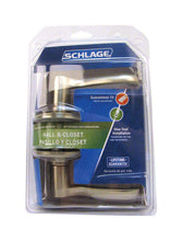 Load image into Gallery viewer, Schlage Flair Satin Nickel Passage Lockset 1-3/4 in.