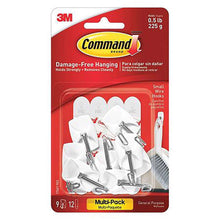 Load image into Gallery viewer, 3M Command Small Plastic Wire Hooks 1.625 in. L 1 pk