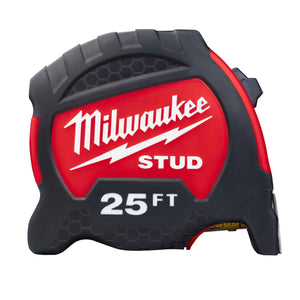 Milwaukee Stud 25 ft. L X 1-5/16 in. W Tape Measure 1 pk