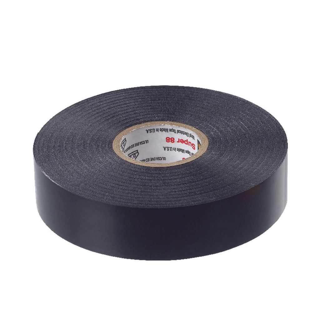 3M Scotch 3/4 in. W X 66 ft. L Black Vinyl Electrical Tape