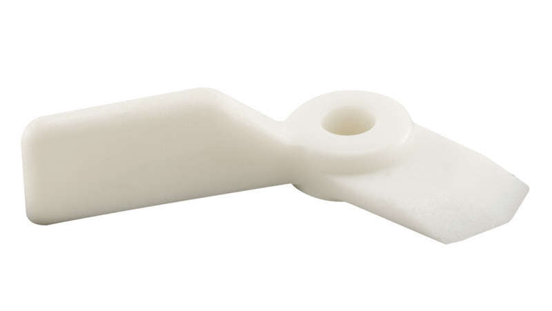 Prime-Line White Nylon Turn Button 0.38 in. H X 3/8 in. W X 9/16 in. L 1 pk Prime-Line White Nylon Turn Button 0.38 in. H X 3/8 in. W X 9/16 in. L 1 pk