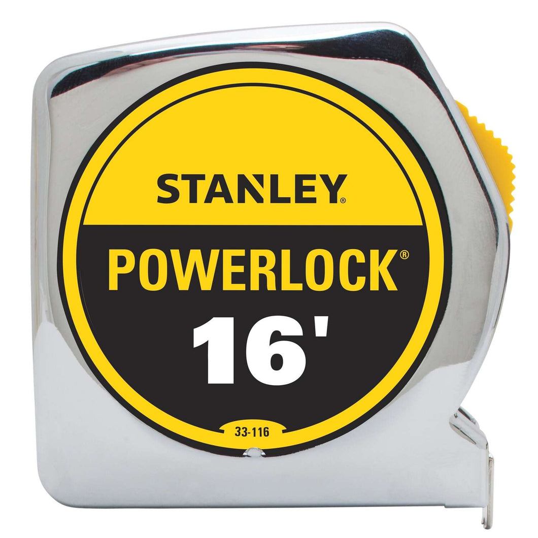 Stanley PowerLock 16 ft. L X 0.75 in. W Tape Measure 1 pk