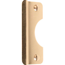 Load image into Gallery viewer, Prime-Line 6 in. H X 2.625 in. L Brass-Plated Steel Latch Shield