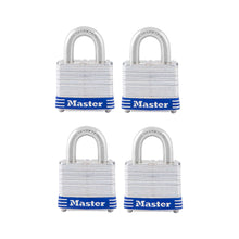 Load image into Gallery viewer, Master Lock 1-5/16 in. H X 1-5/8 in. W X 1-1/2 in. L Steel Double Locking Padlock Keyed Alike