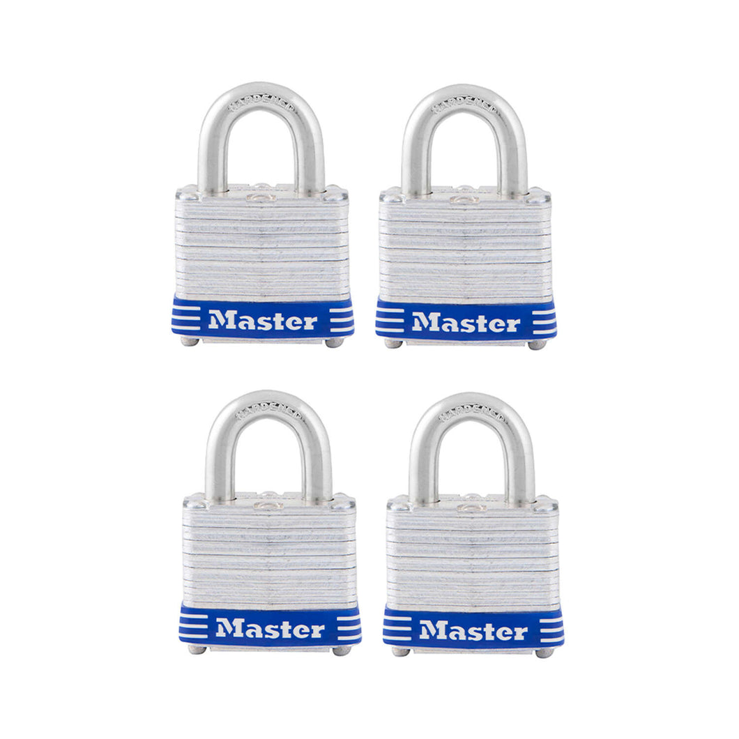 Master Lock 1-5/16 in. H X 1-5/8 in. W X 1-1/2 in. L Steel Double Locking Padlock Keyed Alike