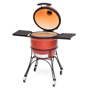 Kamado Joe 18 in. Classic I Charcoal Kamado Grill and Smoker Red