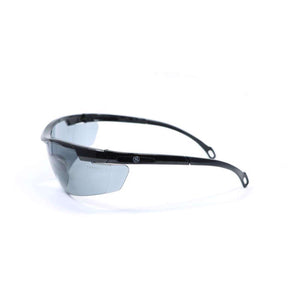 General Electric 01 Series Anti-Fog Impact-Resistant Safety Glasses Smoke Lens Black Frame 1 pk
