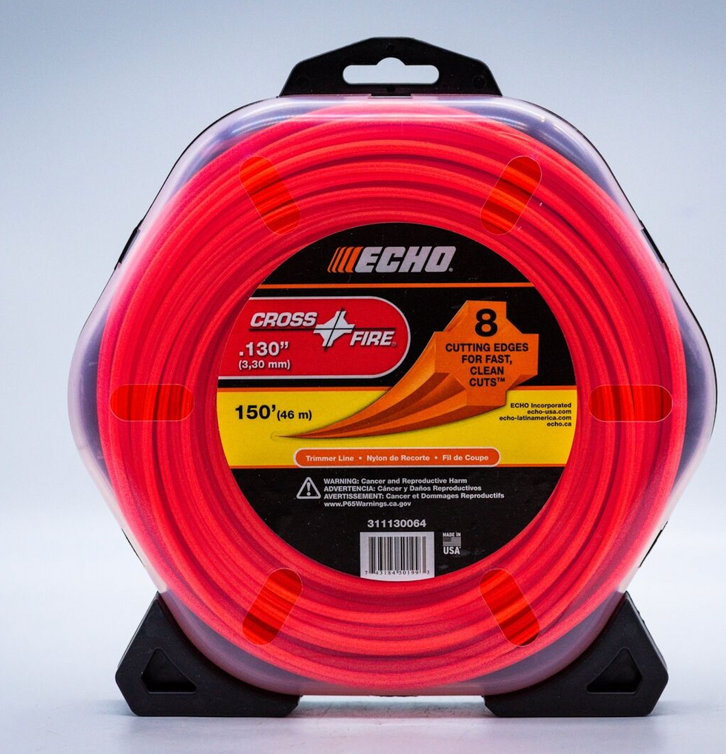 GENUINE ECHO CROSSFIRE TRIMMER LINE .130 1LB SPOOL