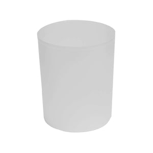 Sttelli Kaleidoscope 10 L White Polypropylene Wastebasket