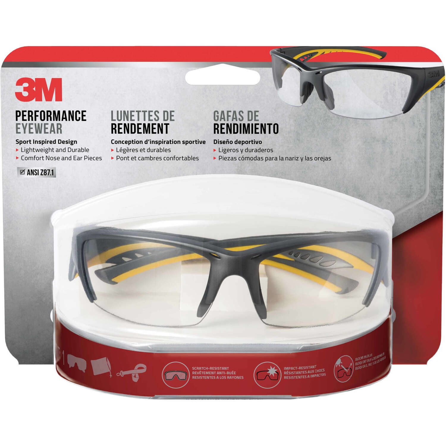 3M Tinted Frame with Tinted Scratch Resistant Lenses Eyeglass