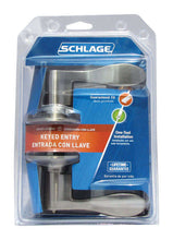Load image into Gallery viewer, Schlage Accent Satin Nickel Entry Lockset 1-3/4 in.