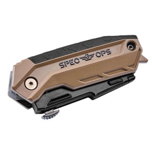Load image into Gallery viewer, Spec Ops 6.25 in. Folding Utility Knife Black/Tan 1 pc