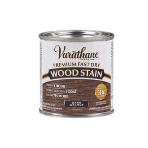 Varathane Premium Dark Walnut Oil-Based Fast Dry Wood Stain 0.5 pt