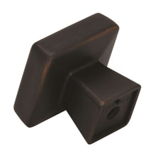 Load image into Gallery viewer, Amerock Blackrock Square Cabinet Knob 1-3/16 in. D 1-1/16 in. Oil Rubbed Bronze 1 pk