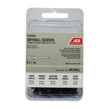 Load image into Gallery viewer, Ace No. 6 wire X 1 in. L Phillips Drywall Screws 100 pk