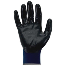 Load image into Gallery viewer, General Electric Unisex Dipped Gloves Black/Blue L 1 pair