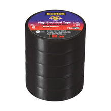 Load image into Gallery viewer, 3M Scotch 3/4 in. W X 66 ft. L Black Vinyl Electrical Tape