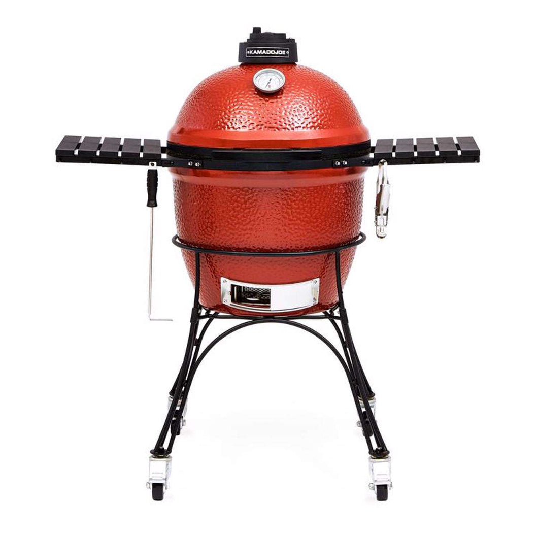 Kamado Joe 18 in. Classic I Charcoal Kamado Grill and Smoker Red